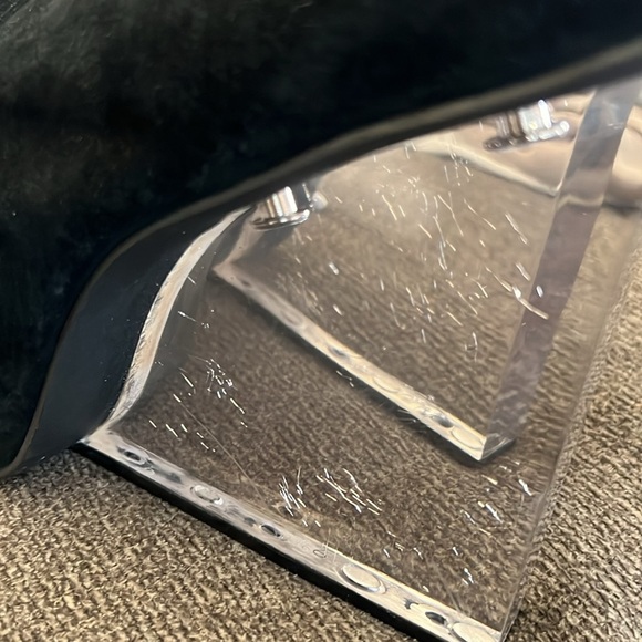 Jeffrey Campbell Dina Suede Wedge Boots Size 8.5 Handmade Havana last - Picture 14 of 15